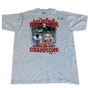 Detroit Red Wings Rare Vintage 1998 Stanley Cup Champions T Shirt 3XL XXXL